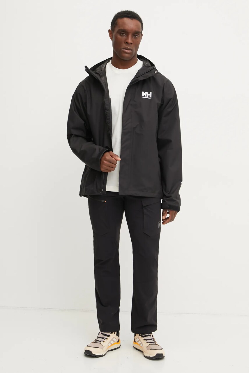 Футболка Jack Wolfskin Trailblazer чоловіча колір бежевий з принтом A63857