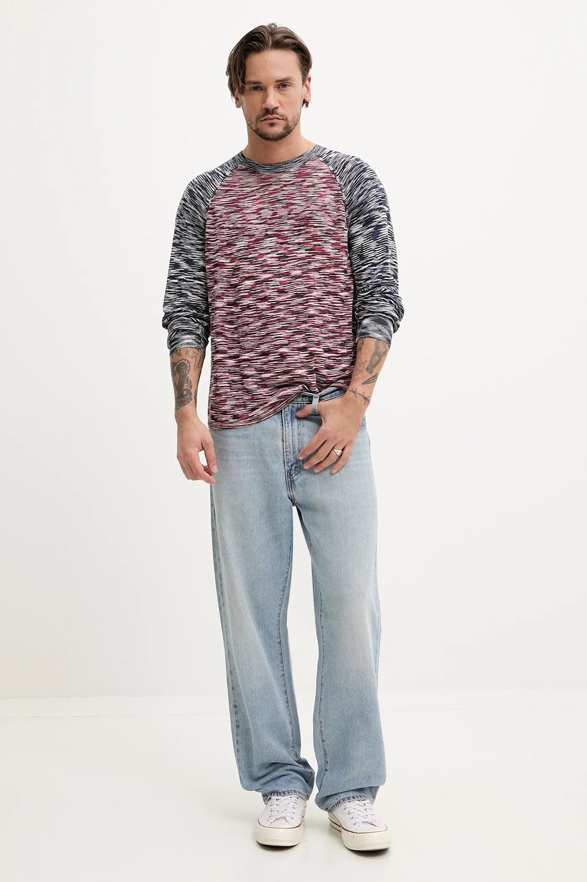 Лонгслів Desigual BRUNSWICK колір синій візерунок 25SMTF03