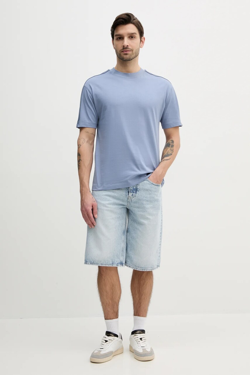 Бавовняна футболка Calvin Klein Jeans чоловічий однотонний J30J327237