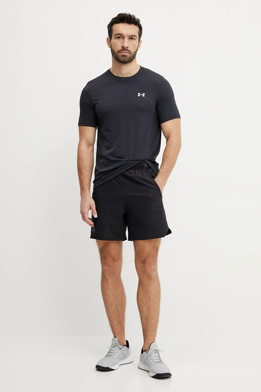 Тренувальна футболка Under Armour Vanish Seamless колір чорний однотонний 1382801