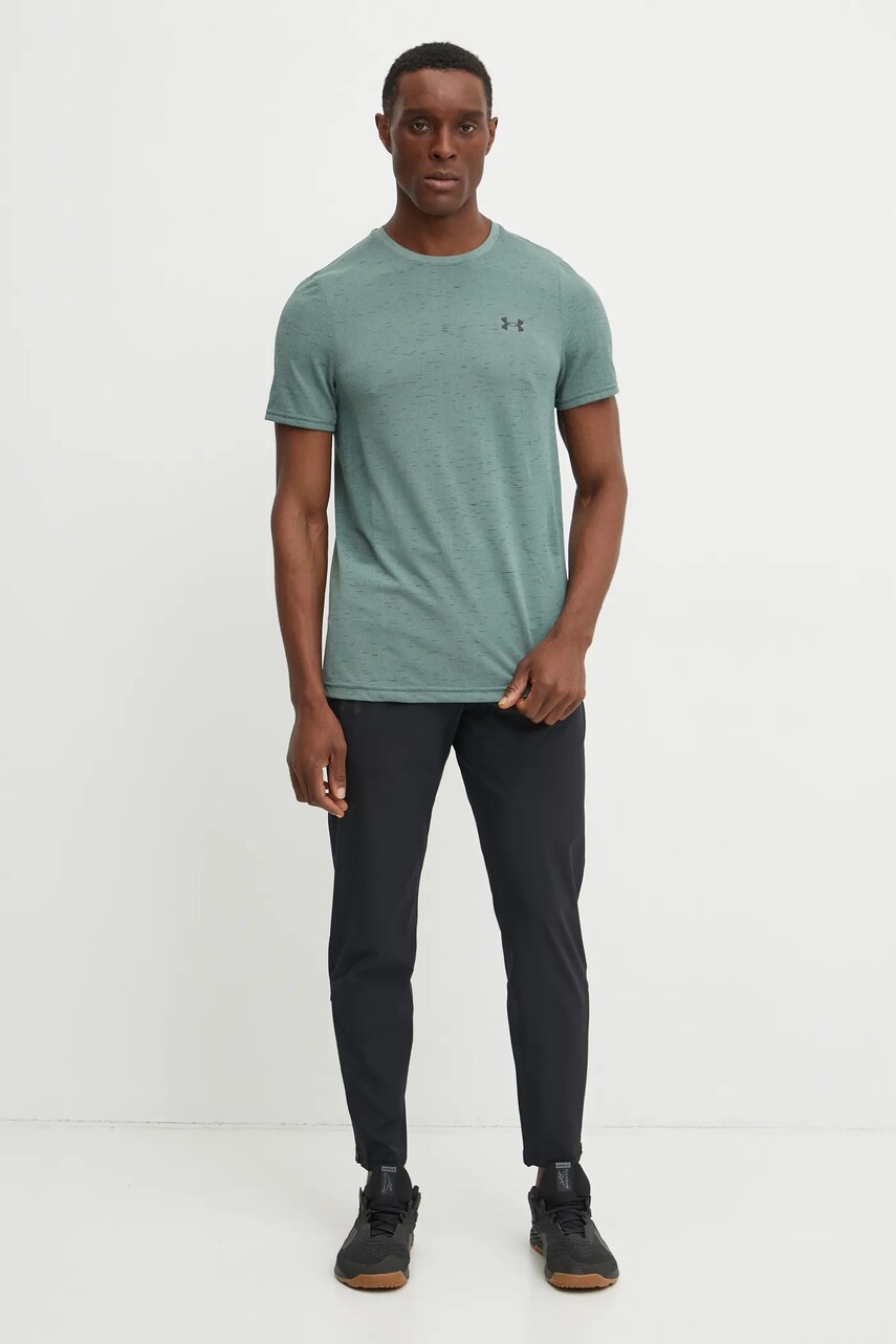 Тренувальна футболка Under Armour Vanish Seamless колір зелений однотонний 1382801