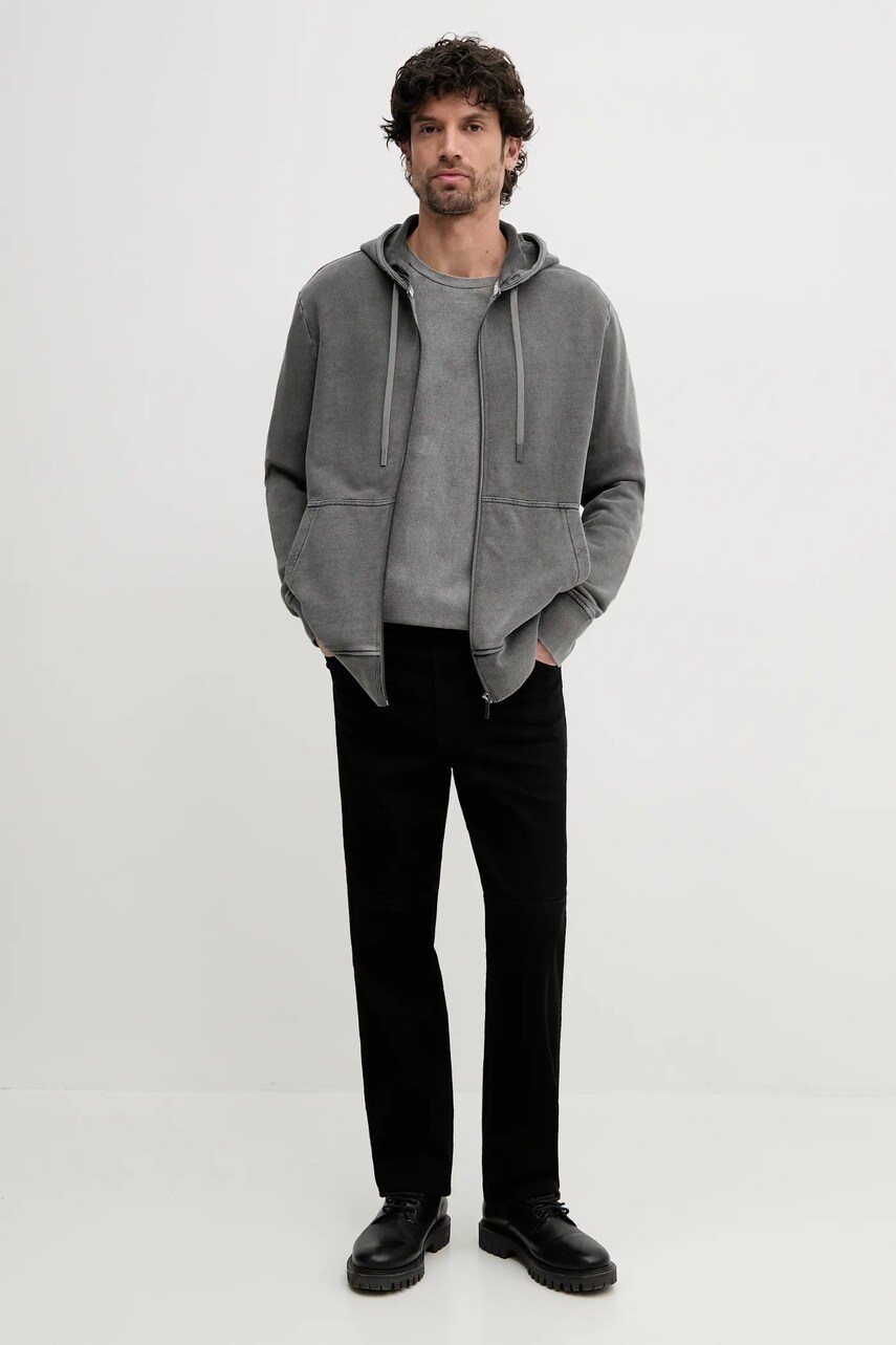 Бавовняна футболка MICHAEL Michael Kors колір сірий меланж UR552JM36A