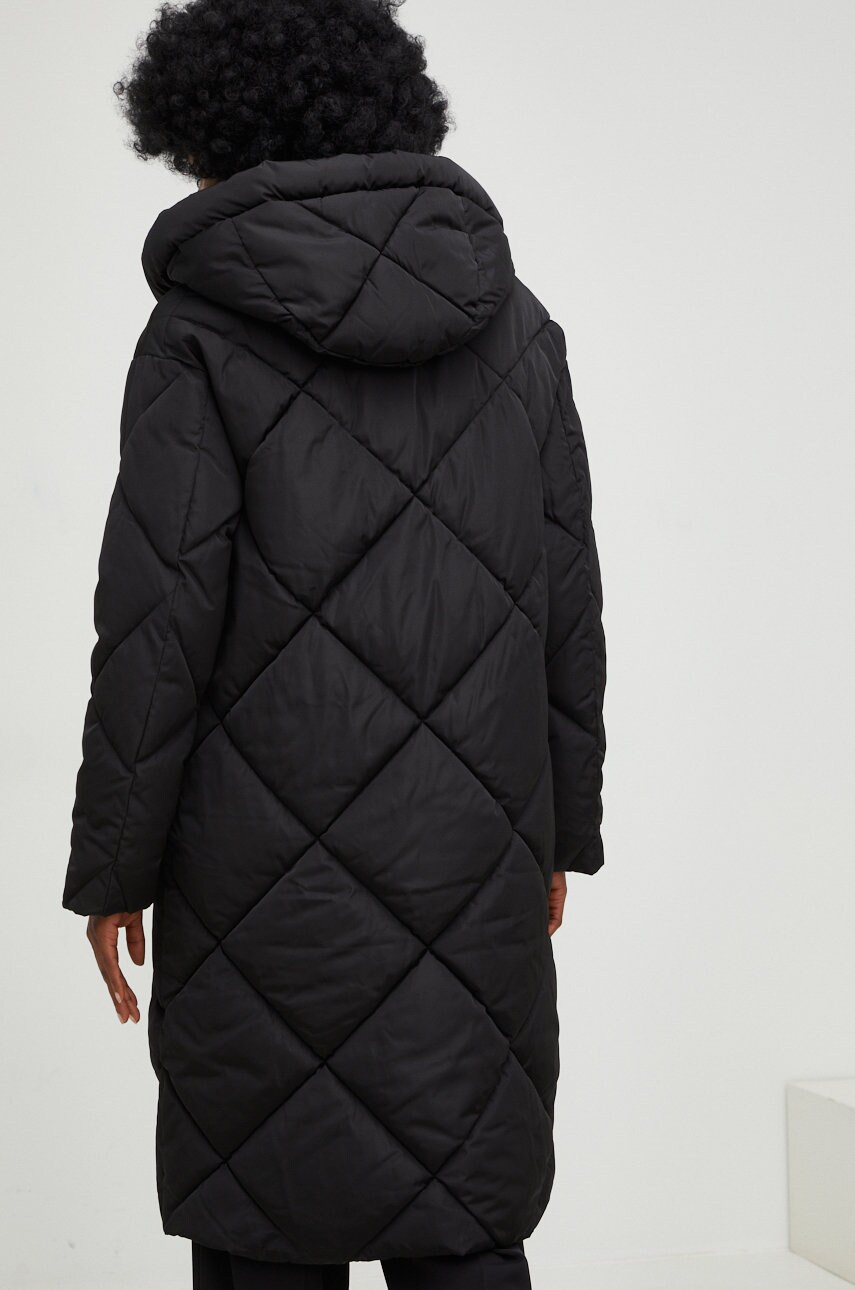 Куртка Answear Lab жіноча колір чорний зимова oversize