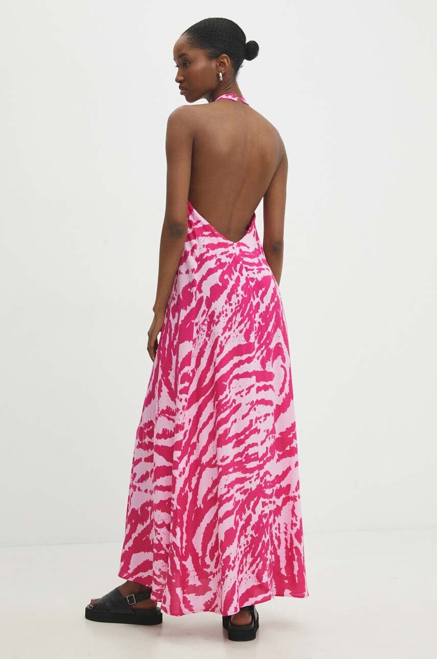 Сукня Answear Lab колір рожевий maxi oversize