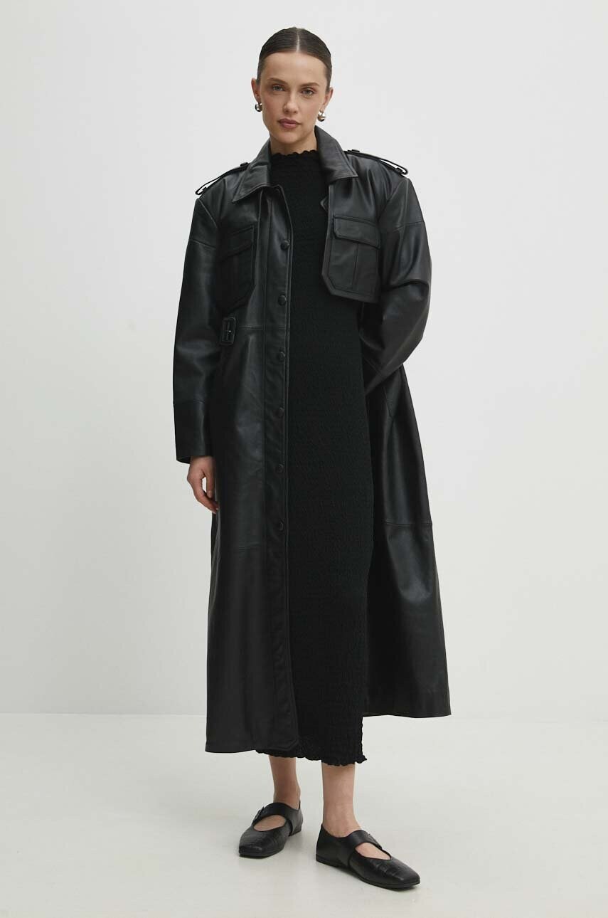 Сукня Answear Lab колір чорний maxi облягаюча