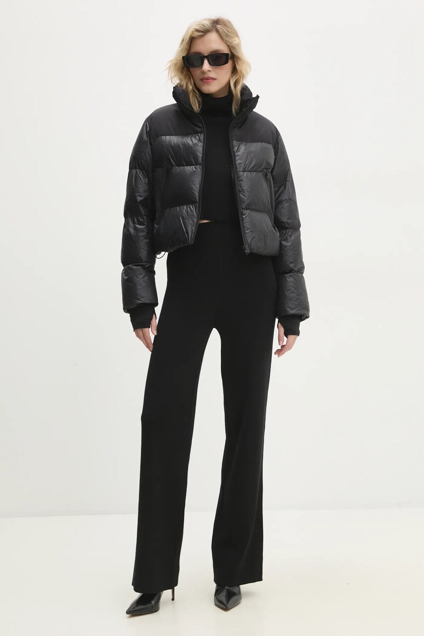 Куртка Answear Lab жіноча колір чорний зимова oversize