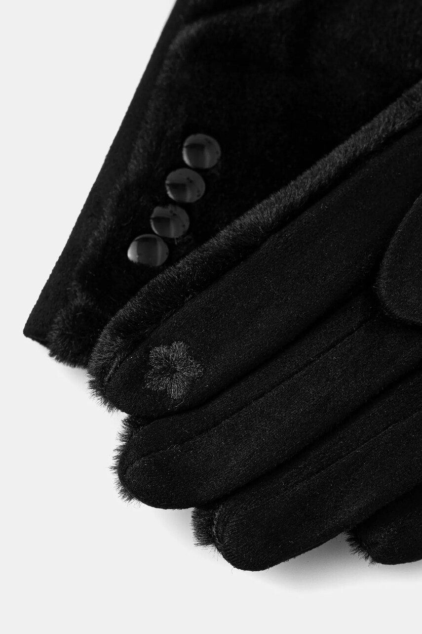Рукавички Answear Lab жіночі колір чорний