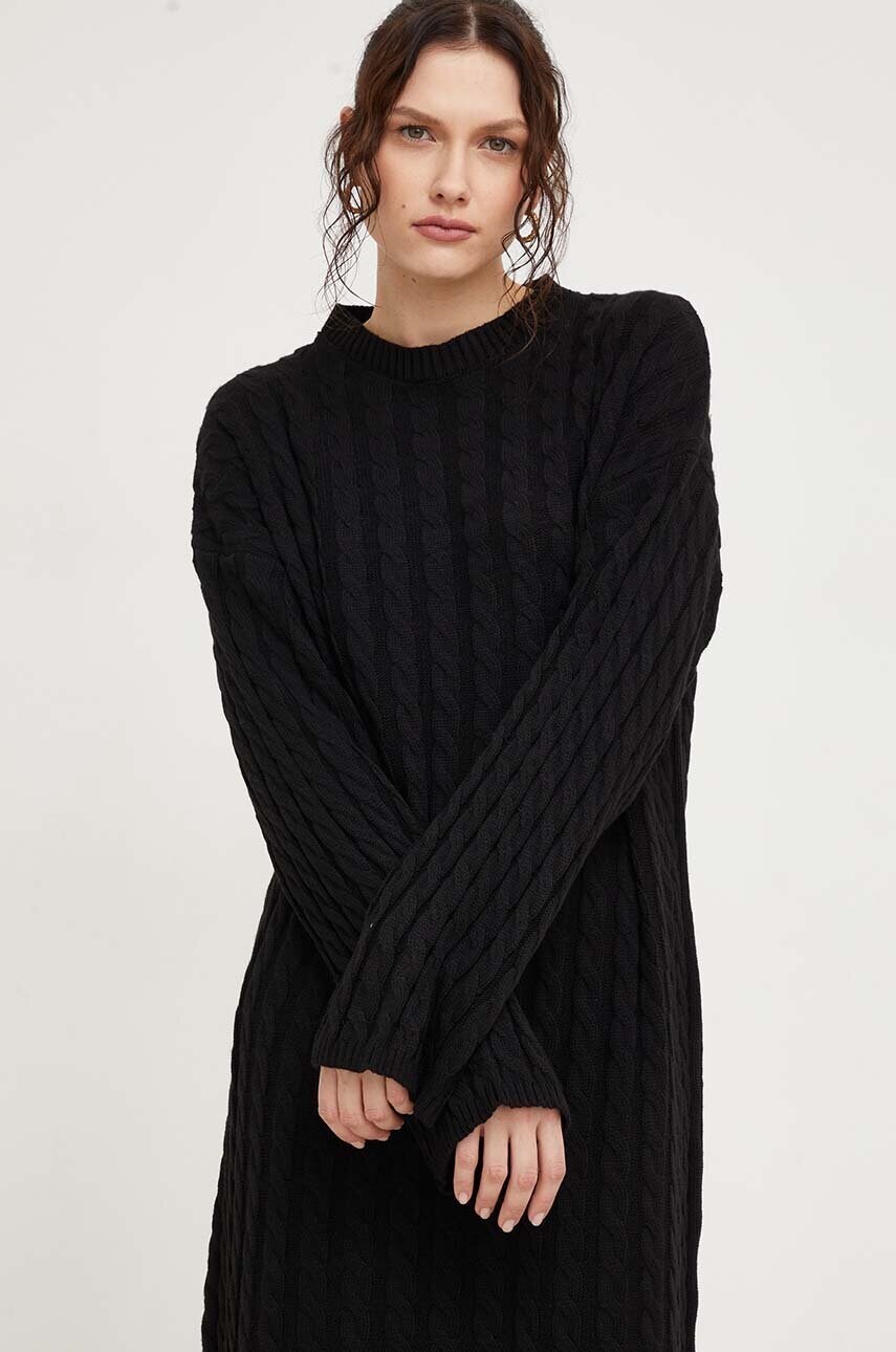 Сукня Answear Lab колір чорний maxi oversize