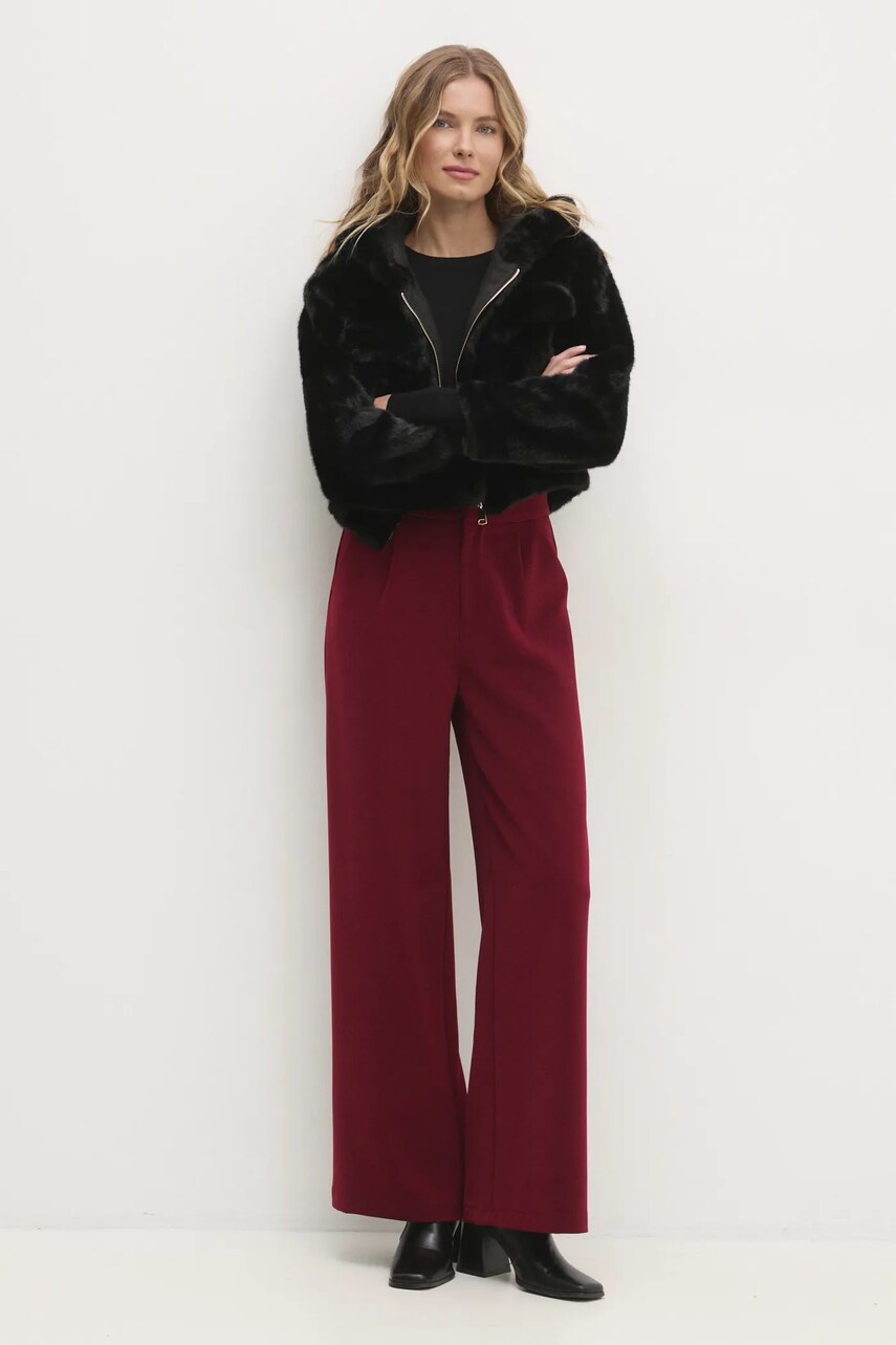 Куртка Answear Lab жіноча колір чорний перехідна oversize