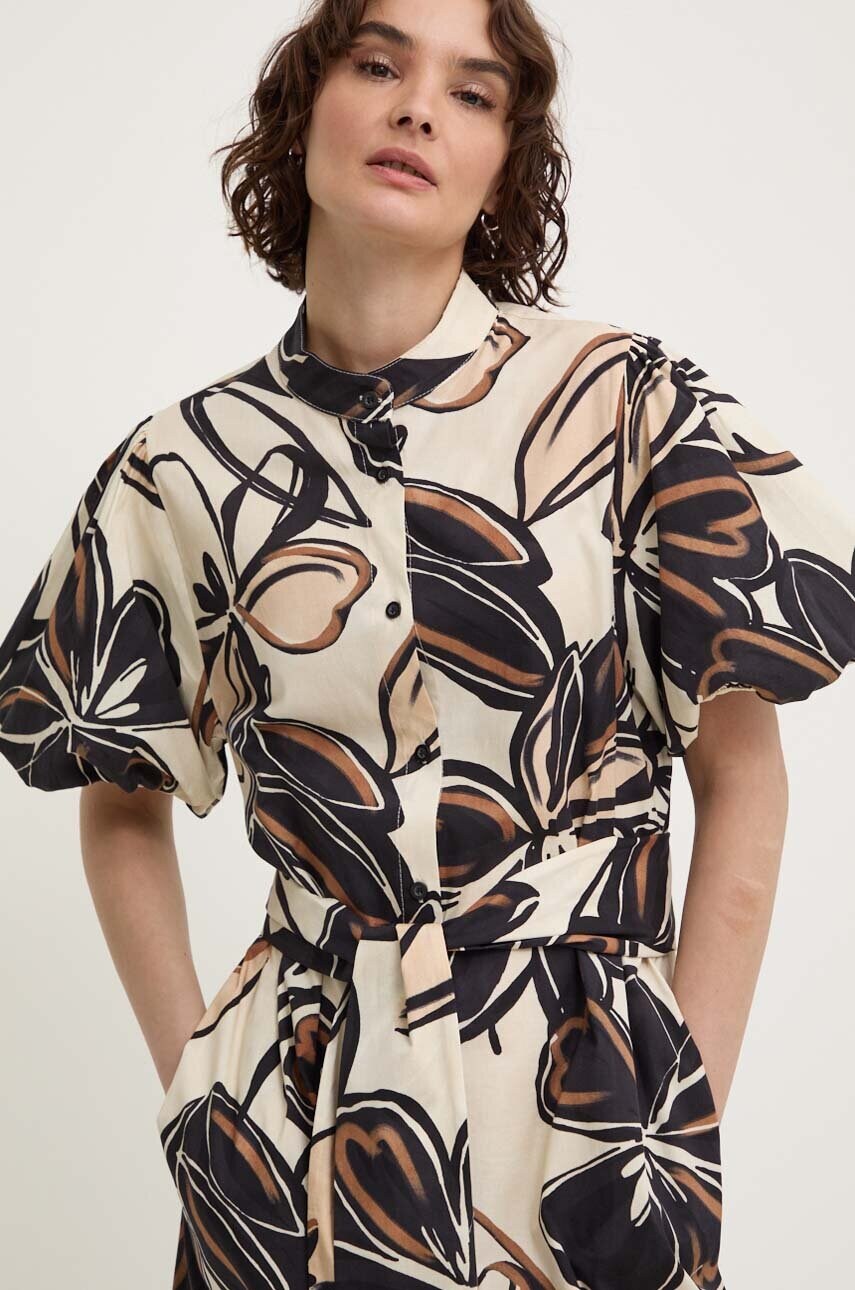 Сукня Answear Lab колір бежевий maxi oversize