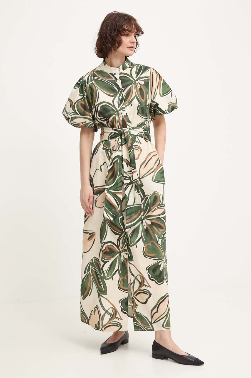 Сукня Answear Lab колір бежевий maxi oversize