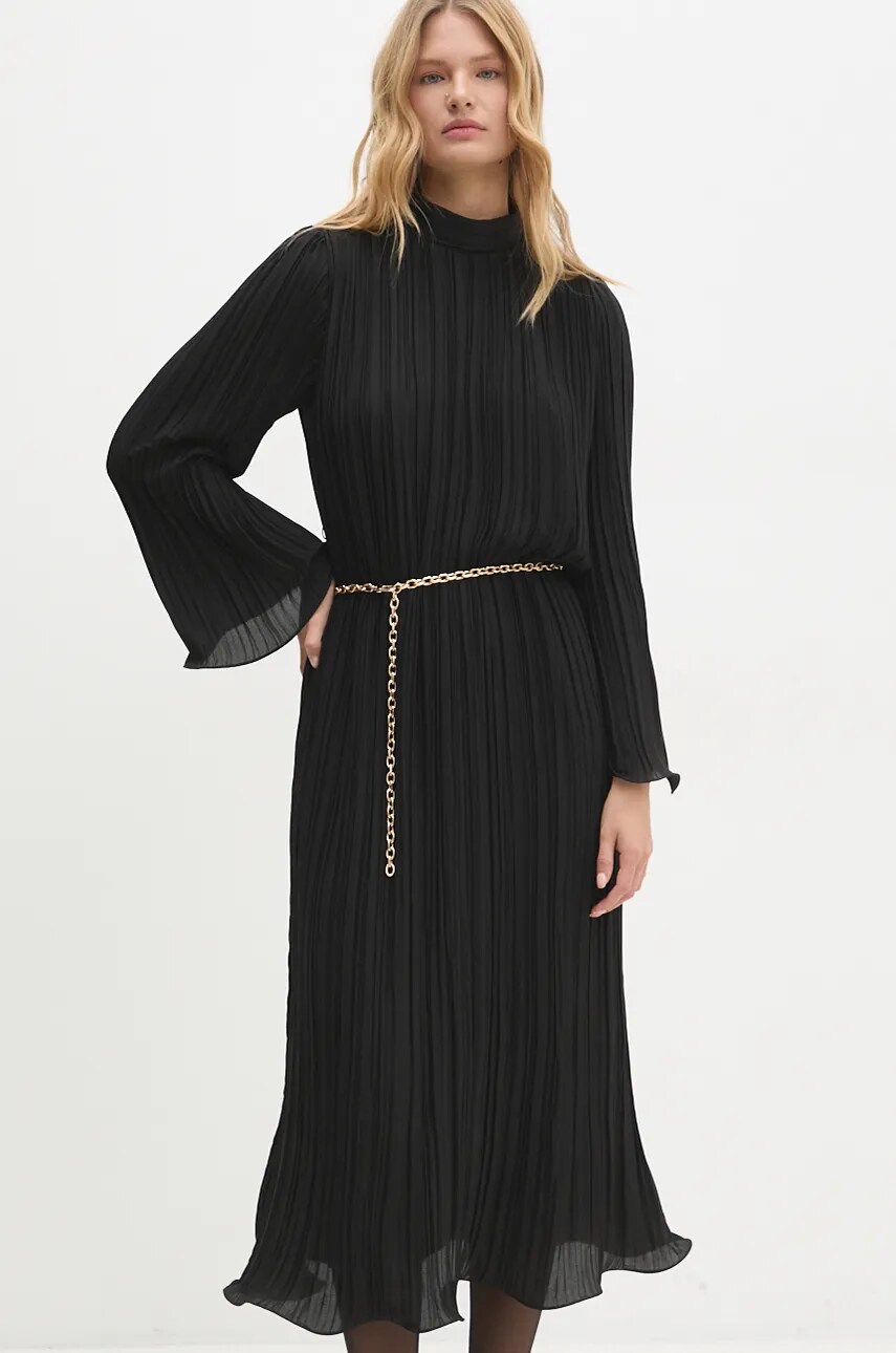 Сукня Answear Lab колір чорний maxi oversize