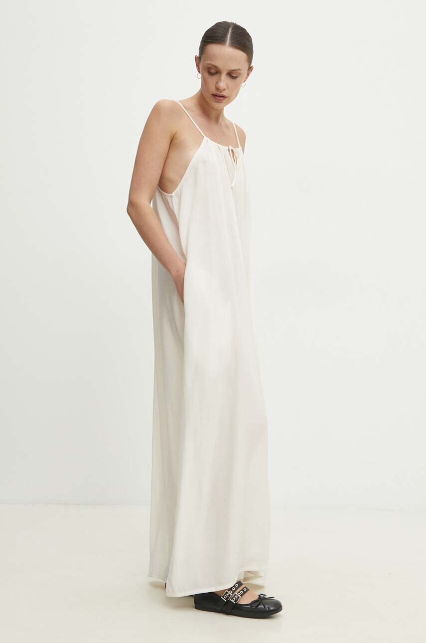 Сукня Answear Lab колір бежевий maxi oversize