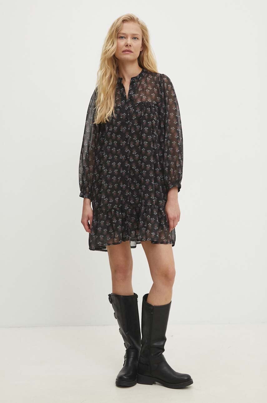 Сукня Answear Lab колір чорний mini oversize