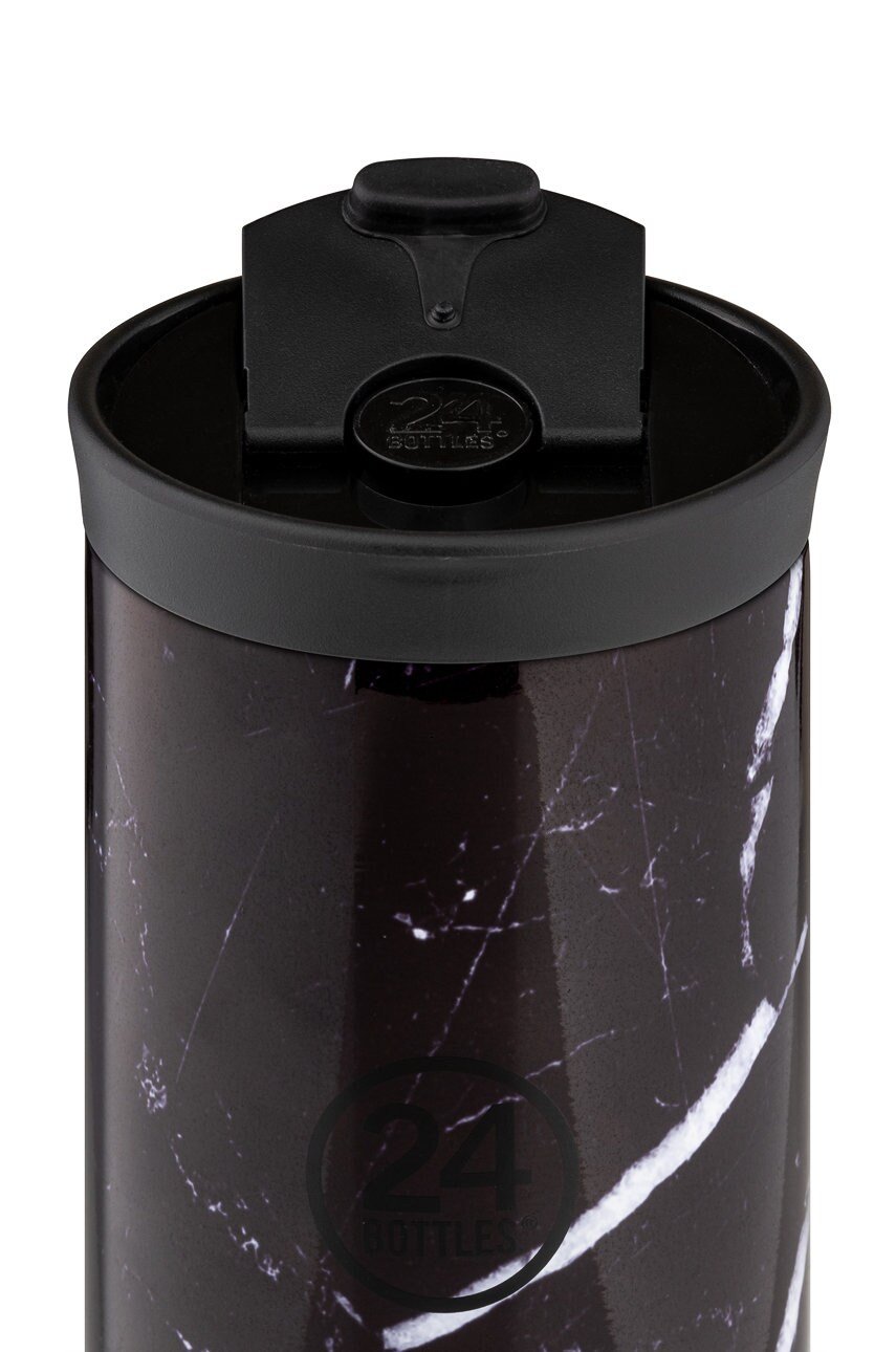 24bottles - Термопляшка Travel Tumbler Black Marble 350ml