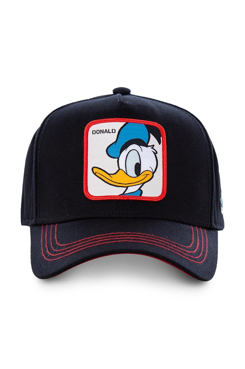 Кепка Capslab Disney колір чорний з аплікацією