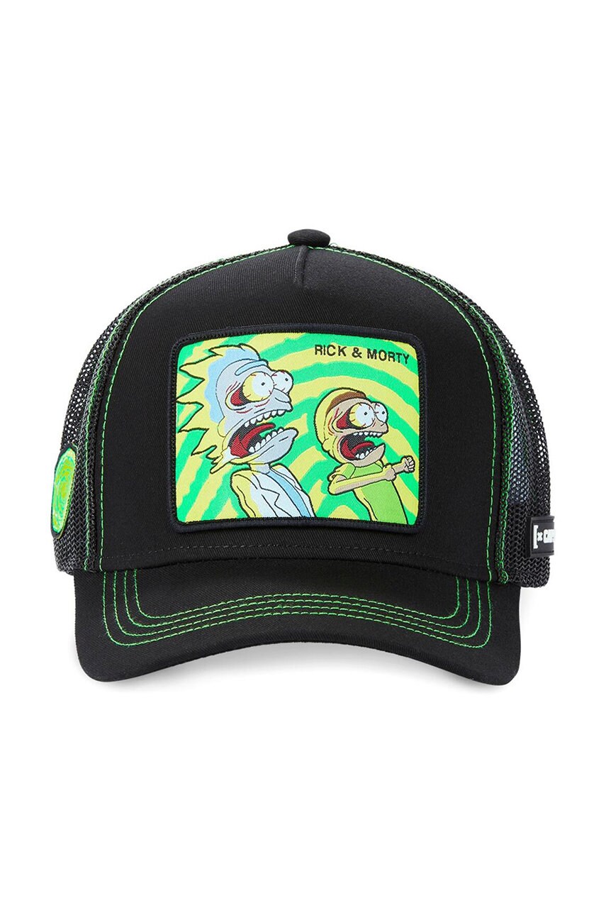 Кепка Capslab Ricky Et Morty x Looney Tunes колір чорний з аплікацією CL/LOO/1/DAF4