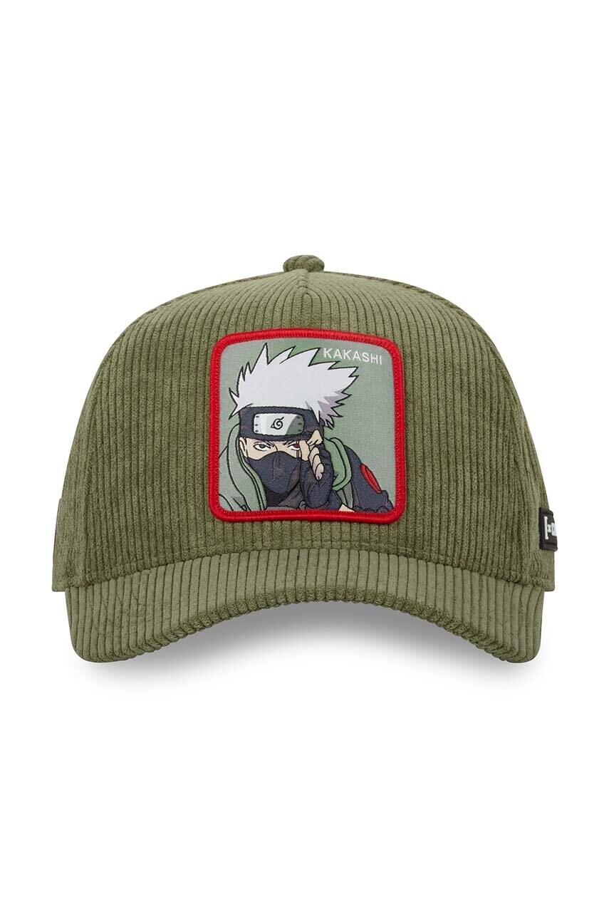 Бавовняна бейсболка Capslab x Naruto колір сірий з аплікацією CL/NS3/1/PCT/COR