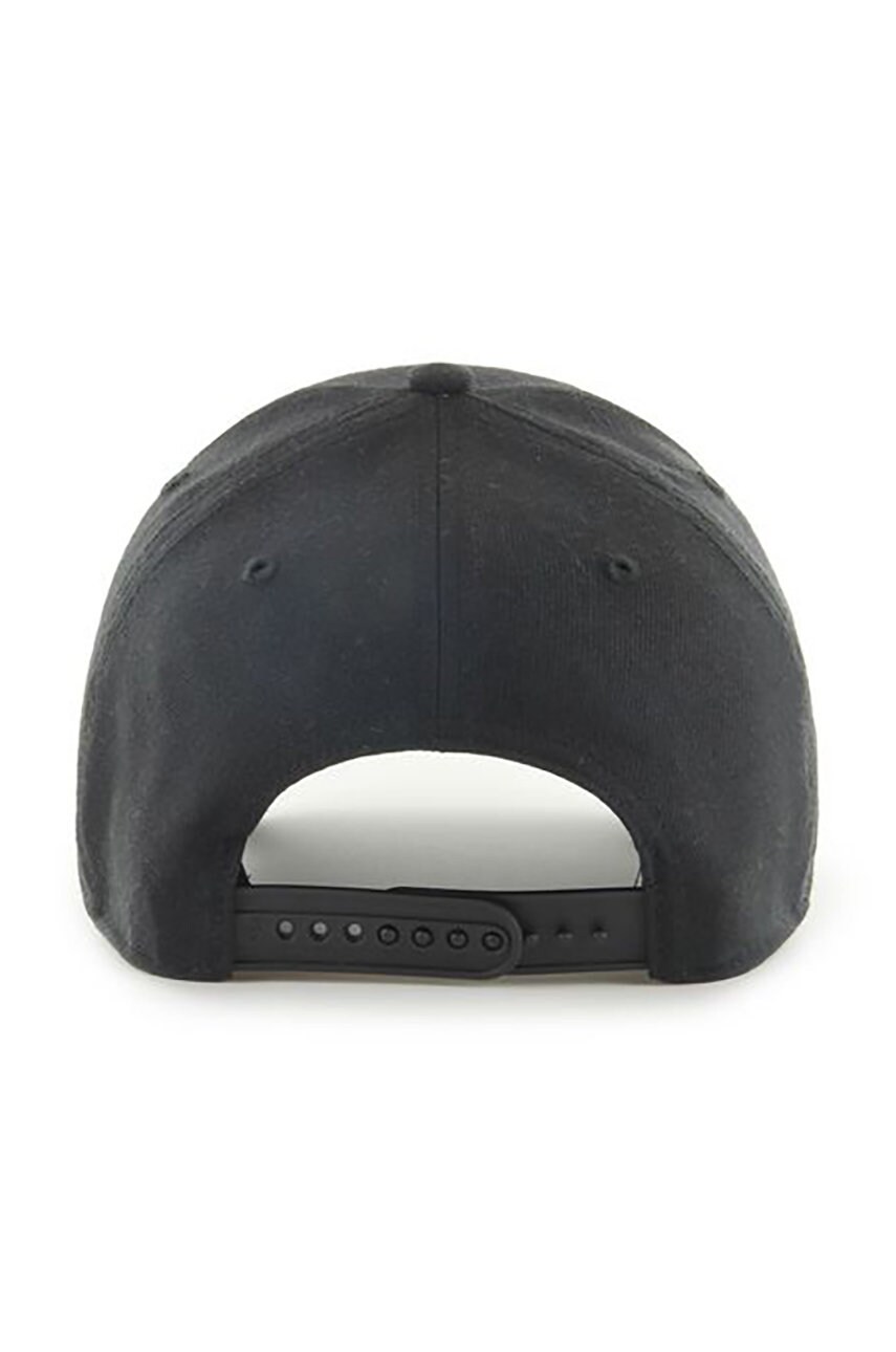 Кепка 47 brand Mlb New York Yankees колір чорний з аплікацією