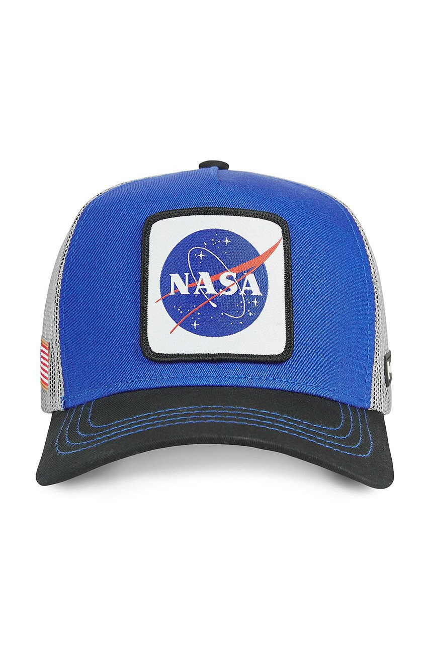 Кепка Capslab X Nasa колір білий з аплікацією