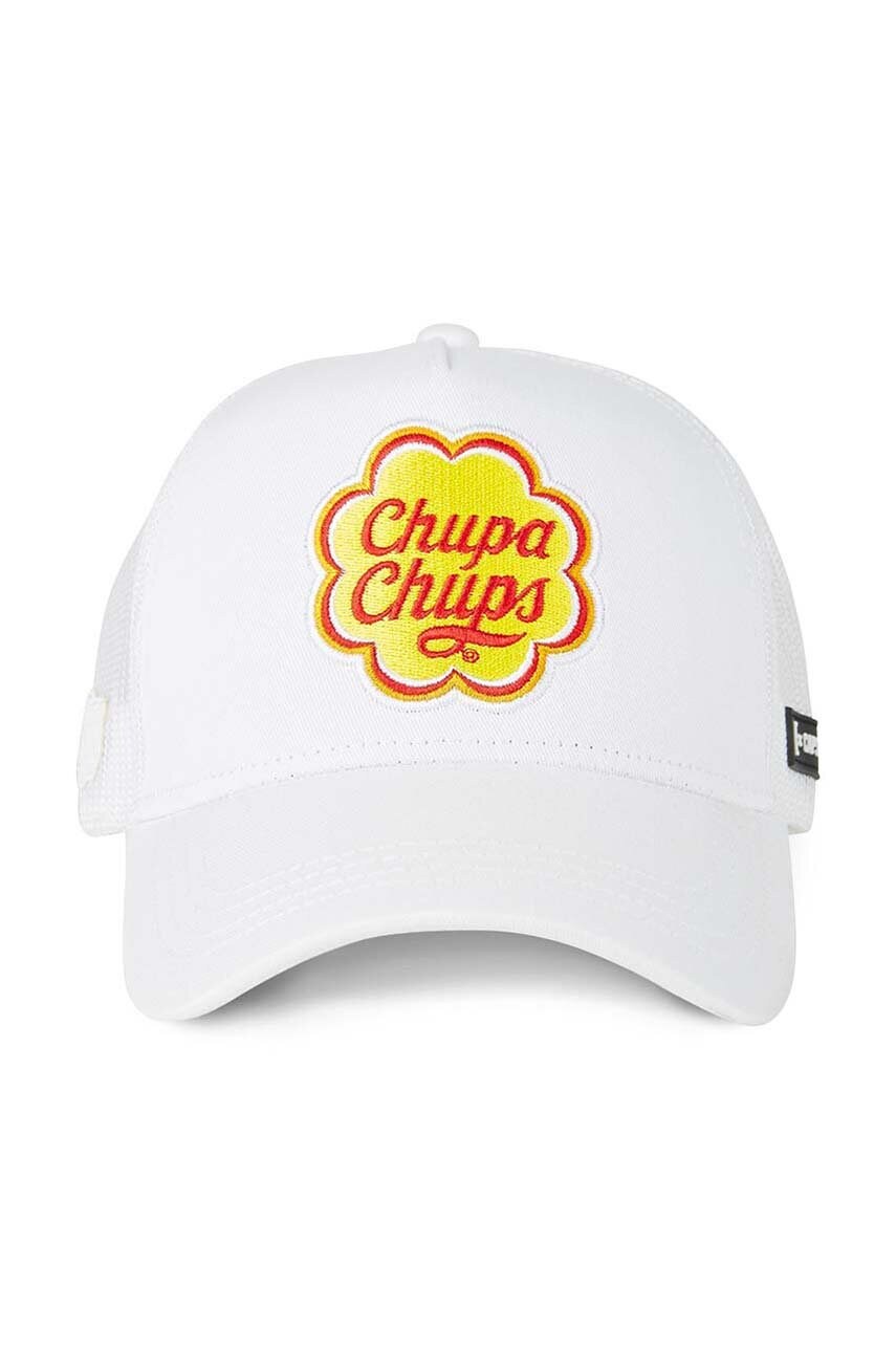 Кепка Capslab CHUPA CHUPS колір білий з аплікацією
