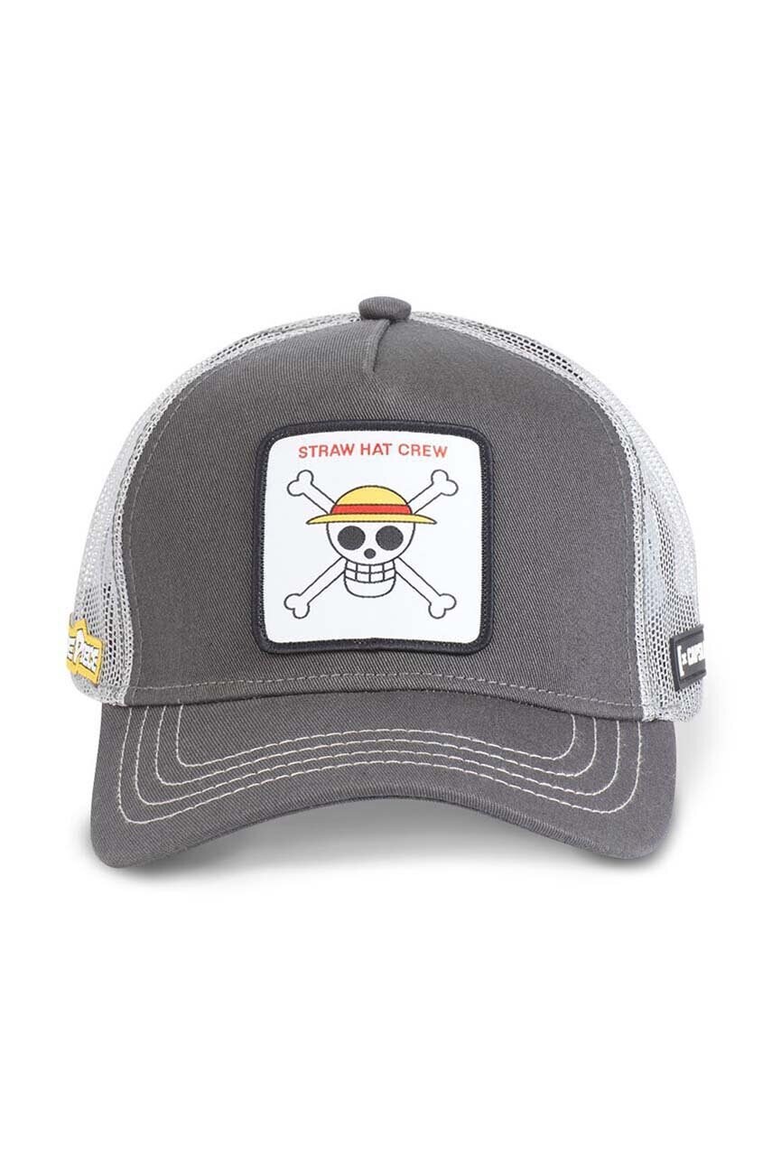 Кепка Capslab ONE PIECE x колір сірий візерунок CL/OP1/1/SKU1