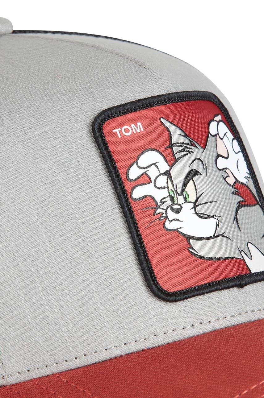 Кепка Capslab Tom and Jerry колір сірий з аплікацією CL.TAJ4.1.CT.GRI