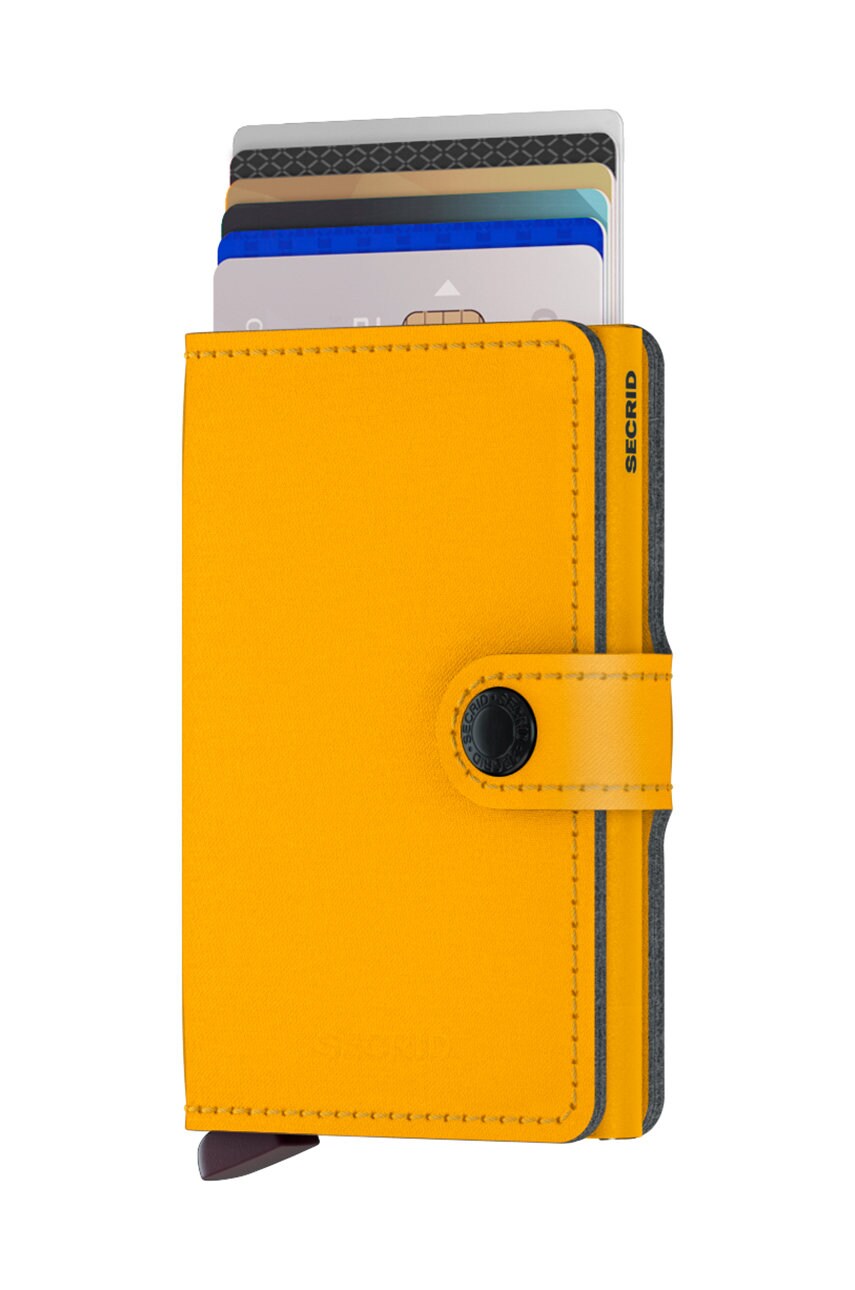 Гаманець Secrid жіночий колір жовтий Myp.Ochre-Ochre