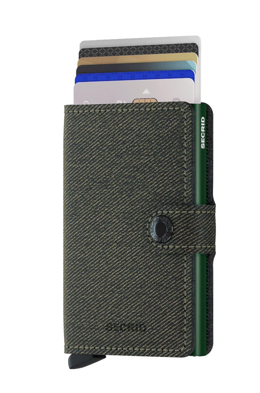 Шкіряний гаманець Secrid чоловічий колір коричневий MTw.Green-GREEN