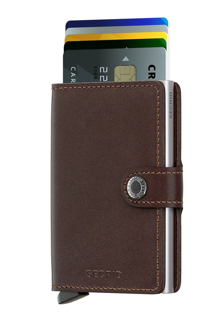 Secrid - Шкіряний гаманець M.Dark.brown-Dark.brown