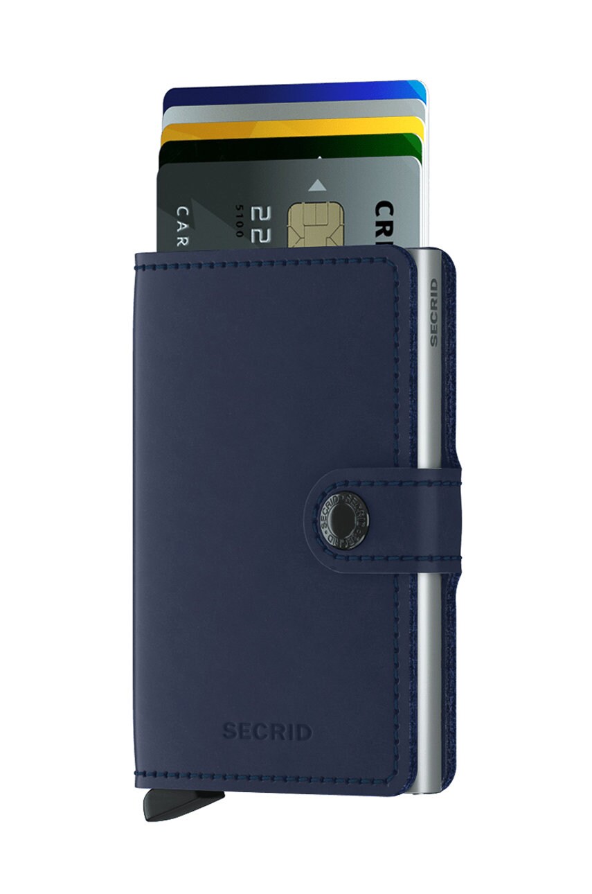 Secrid - Шкіряний гаманець M.Navy-Navy