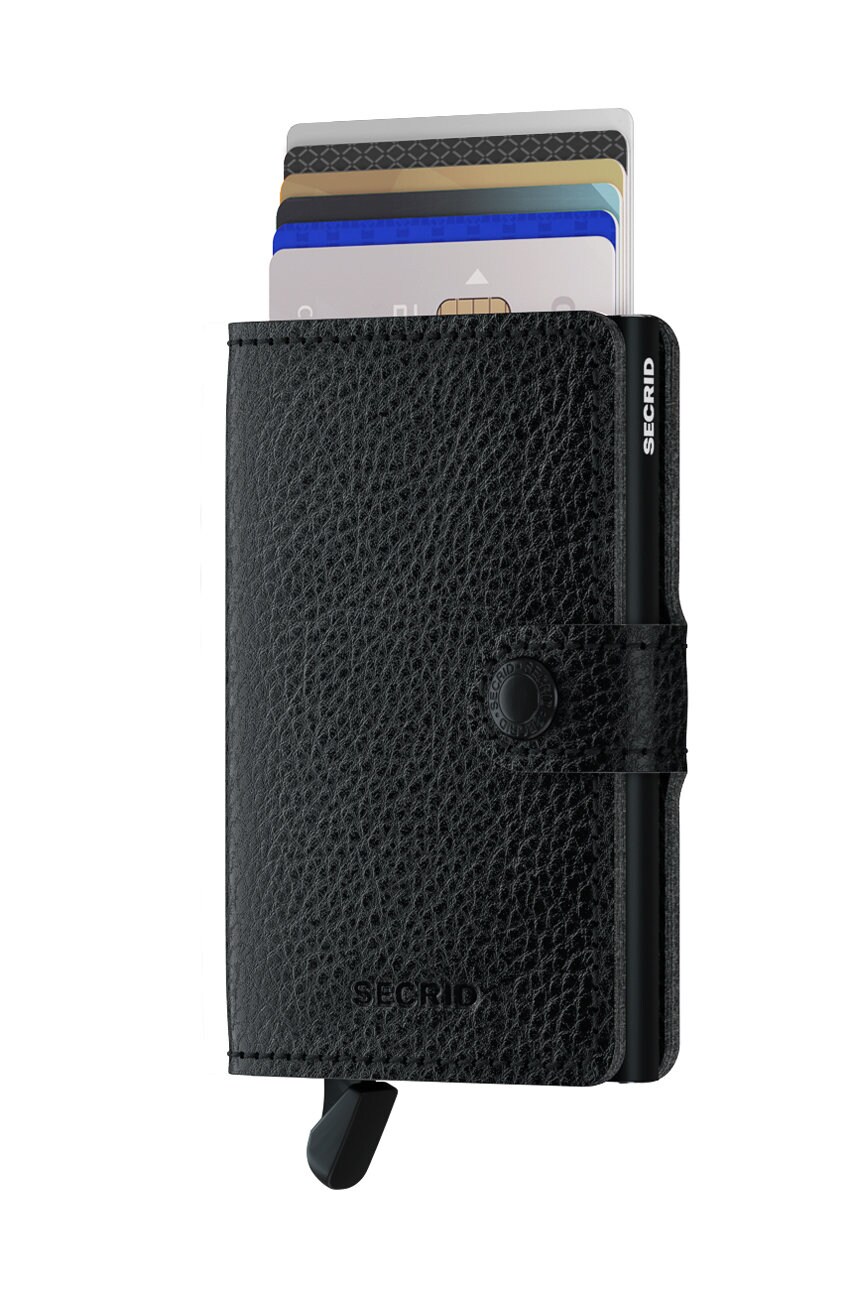 Secrid - Шкіряний гаманець MVg.Black.Black-Black.Blac
