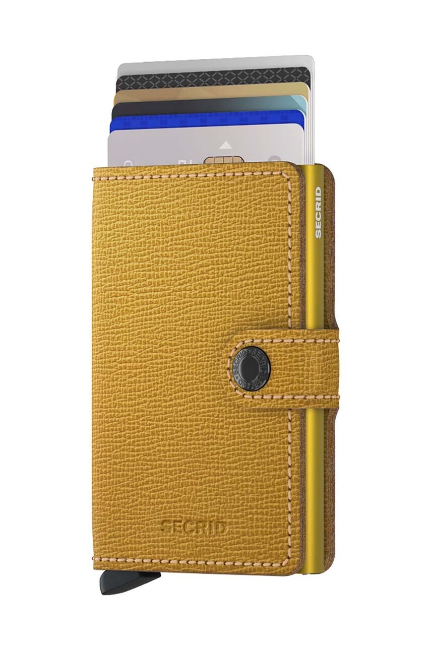 Гаманець Secrid Crisple Ochre колір жовтий