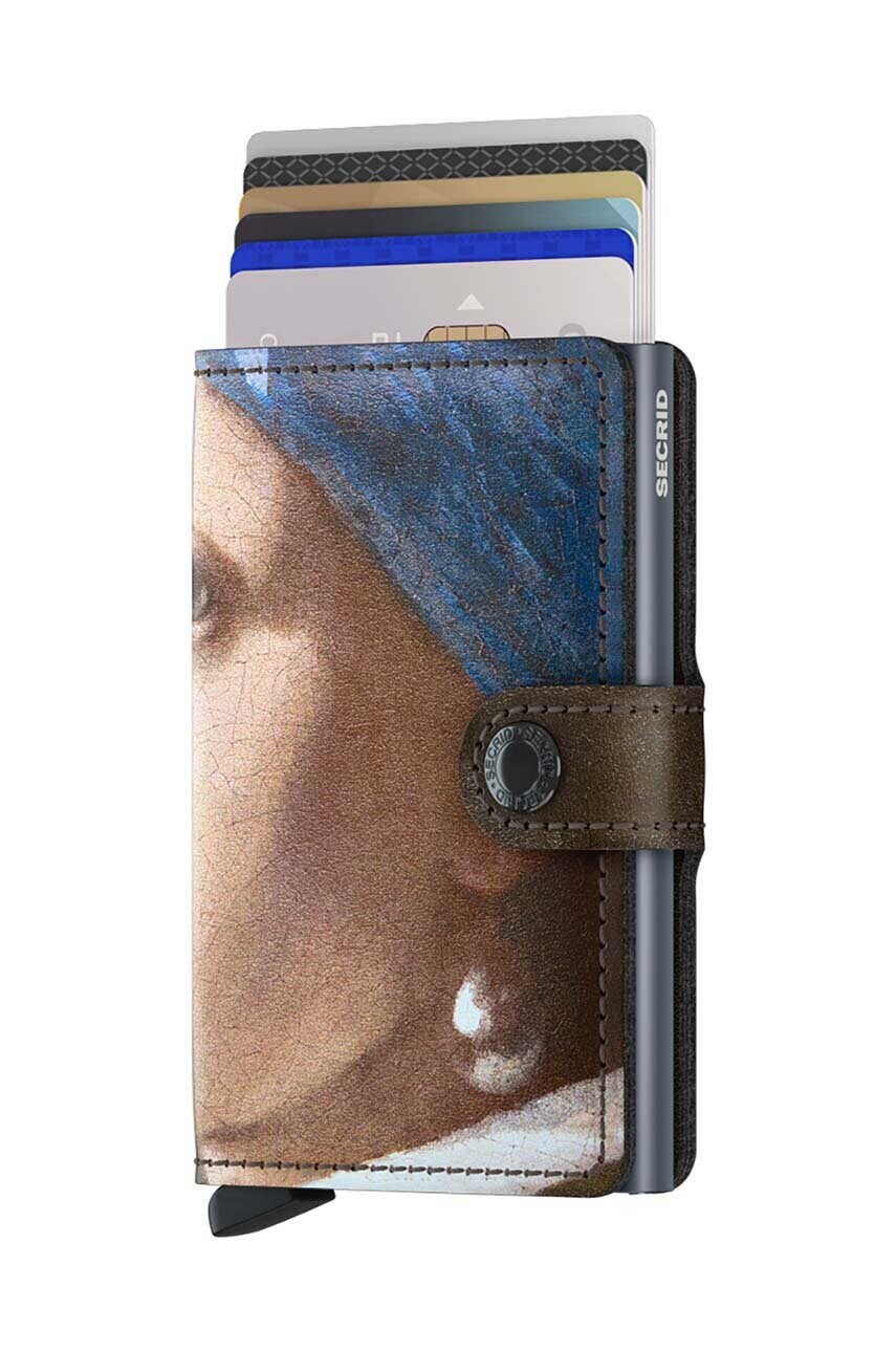 Шкіряний гаманець Secrid Miniwallet Art Pearl Earring