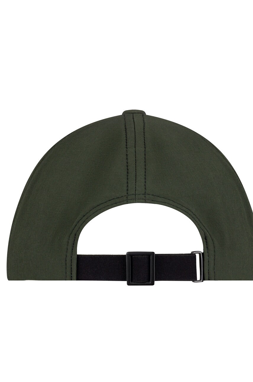 Кепка Buff Trek Cap колір зелений гладка