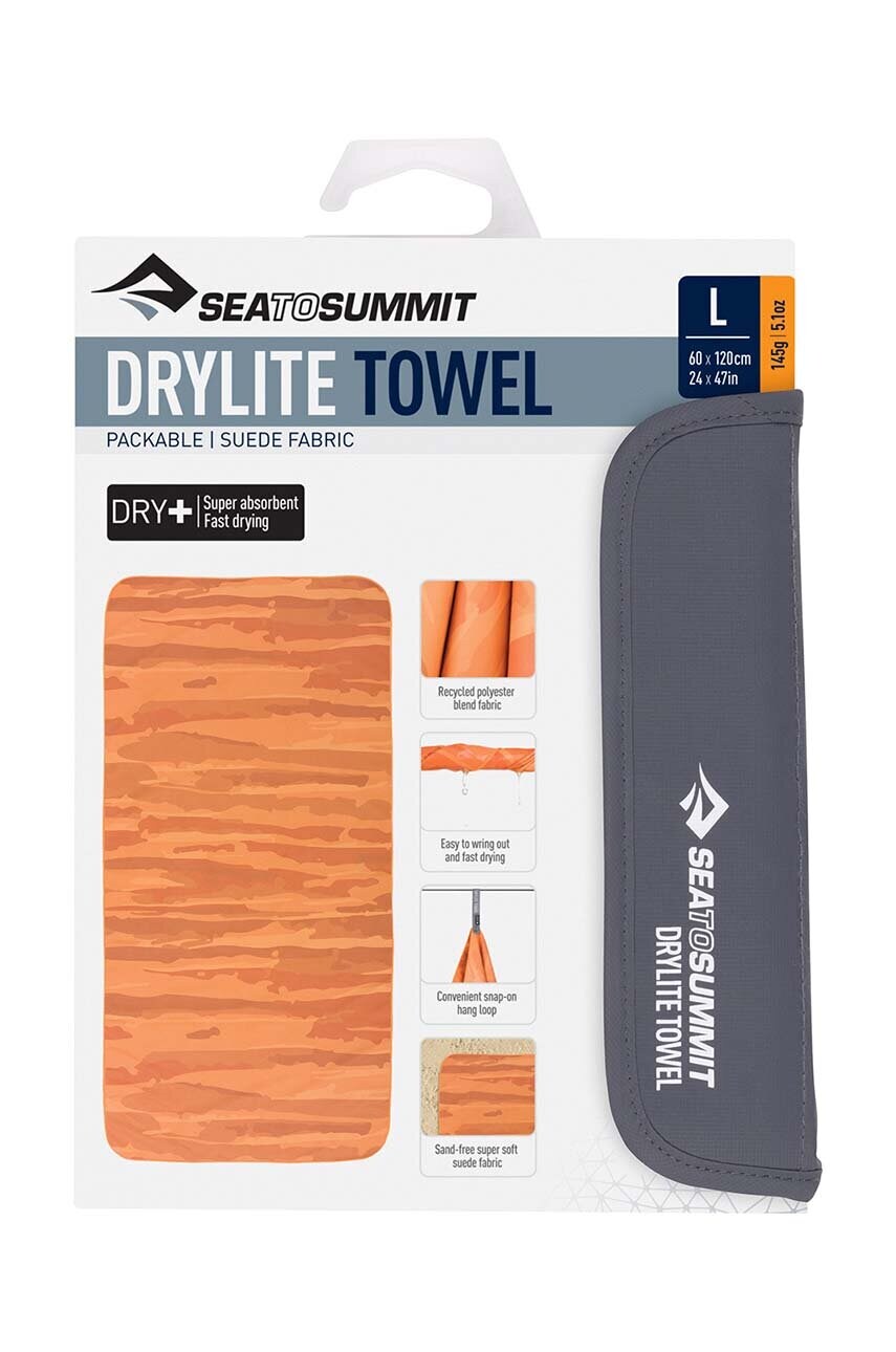 Рушник Sea To Summit DryLite 60 x 120 cm колір помаранчевий