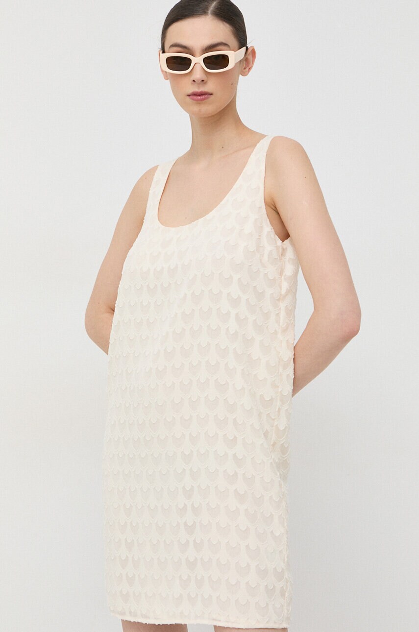 Сукня Silvian Heach колір бежевий mini oversize