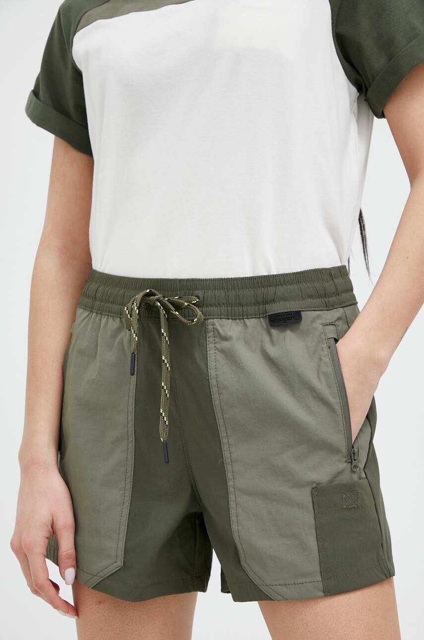 Шорти Wrangler ATG жіночі колір зелений візерунок середня посадка