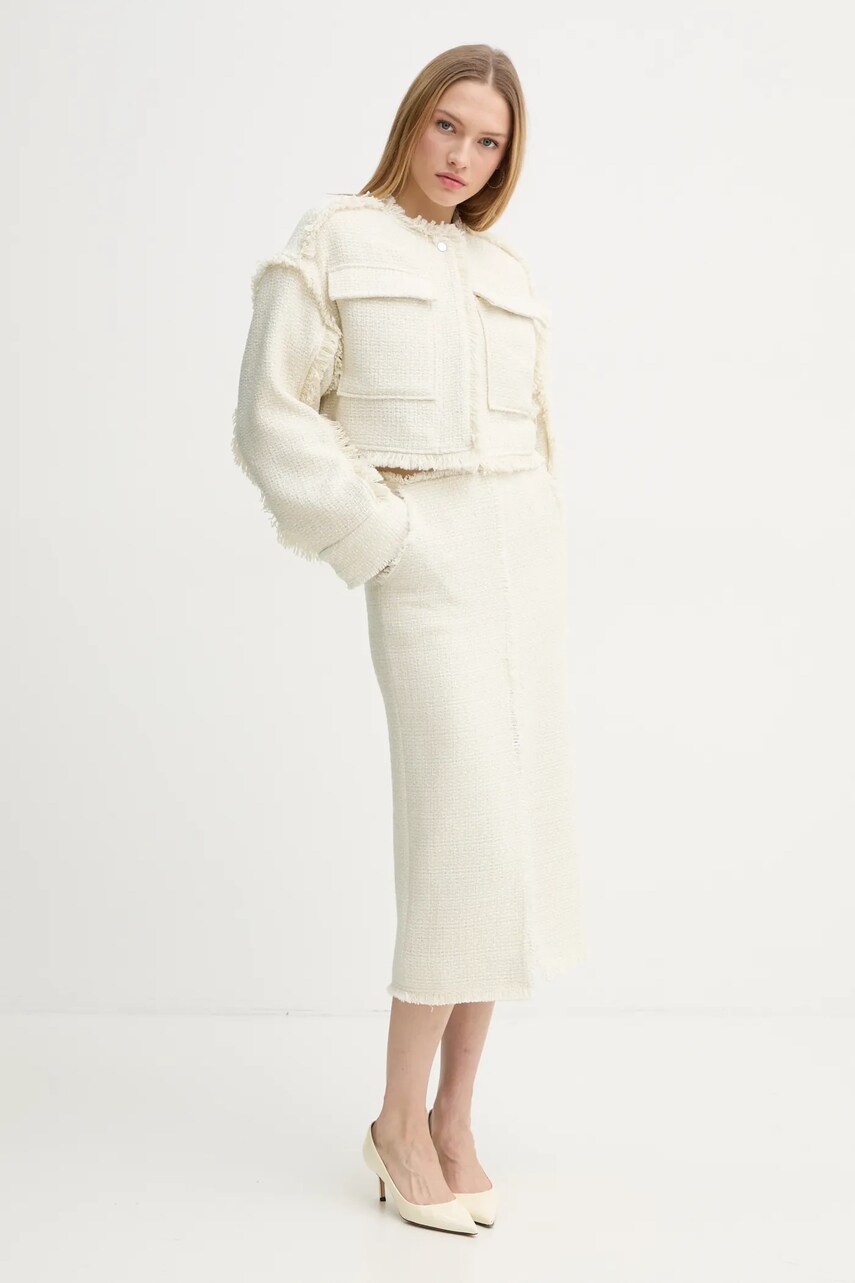 Піджак Day Birger et Mikkelsen Violette колір бежевий oversize однотонний DAY65243770