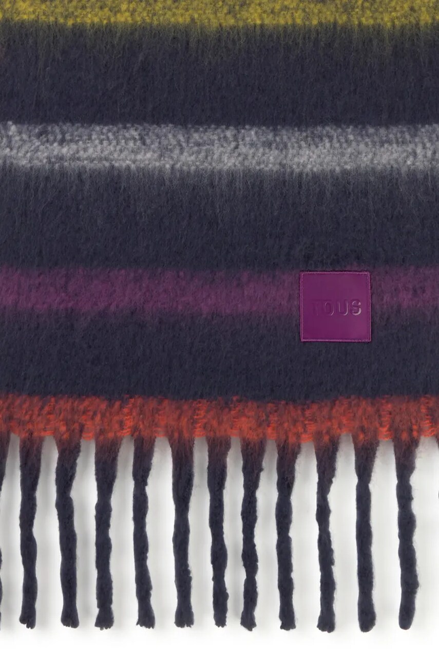 Шарф Tous TEXTIL жіночий колір синій візерунок 2002138334