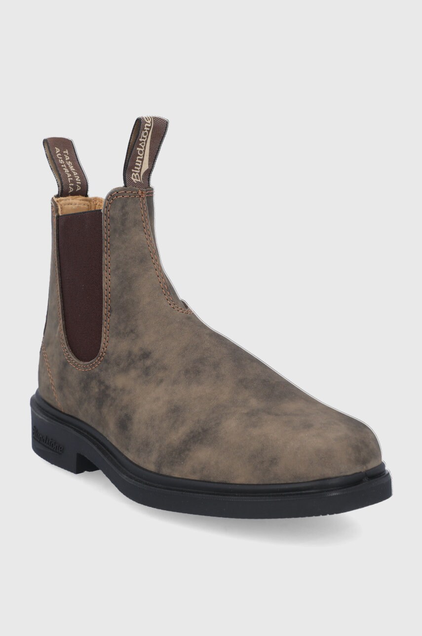 Шкіряні черевики Blundstone 1306 жіночі колір коричневий на плоскому ходу