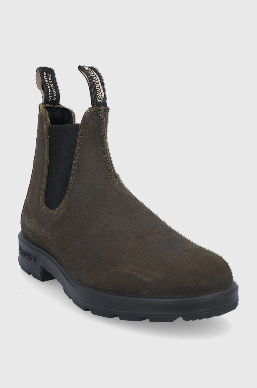 Шкіряні черевики Blundstone 1615 чоловічі колір зелений