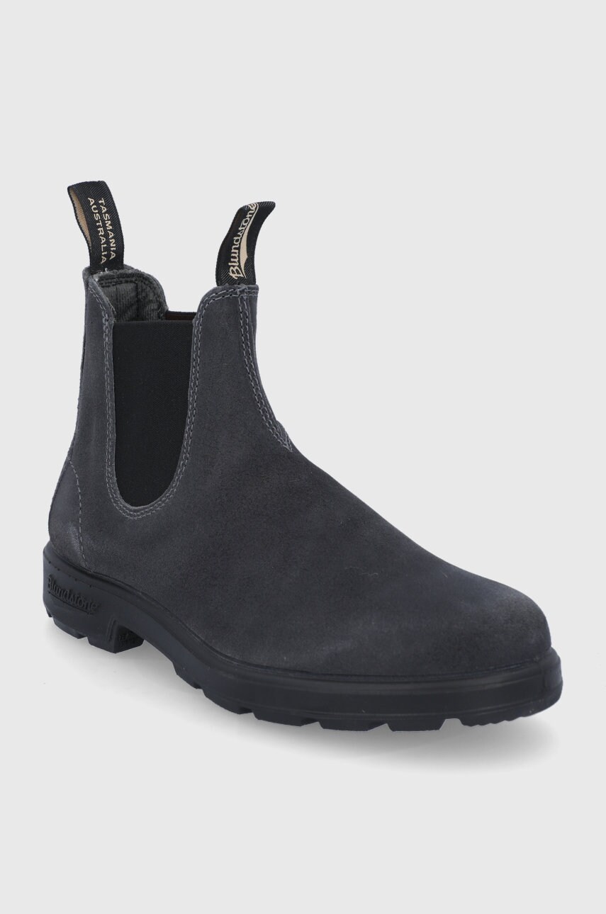 Шкіряні черевики Blundstone 1910 чоловічі колір сірий
