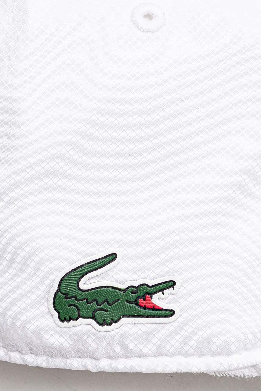 Кепка Lacoste колір білий однотонна RK2662