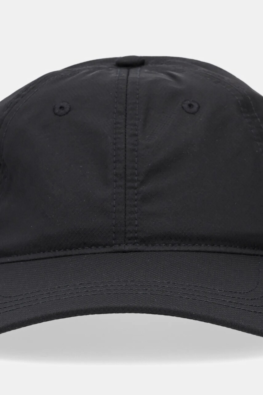 Кепка Lacoste колір чорний однотонна RK2662