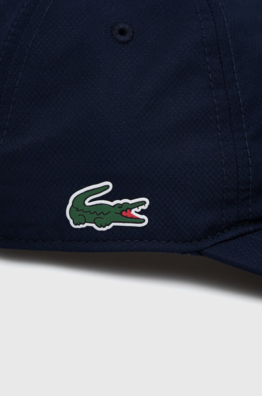 Кепка Lacoste колір синій однотонна RK2662
