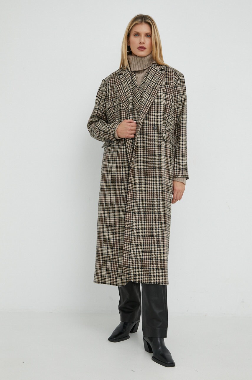 Вовняне пальто Herskind Wanda перехідне oversize