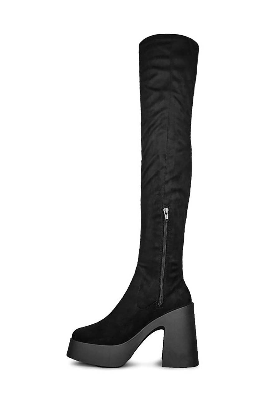 Чоботи Altercore Daphne Faux Suede жіночі колір чорний на платформі