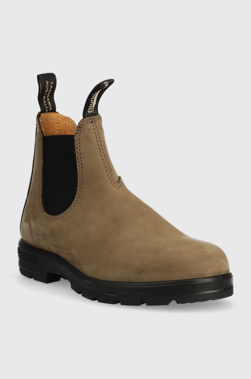 Замшеві черевики Blundstone 1941 жіночі колір коричневий на плоскому ходу