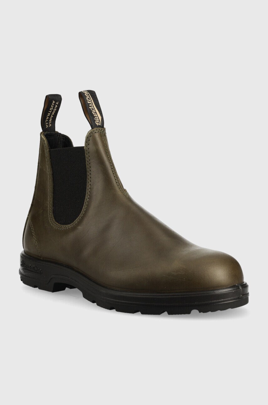 Шкіряні черевики Blundstone 2052 чоловічі колір зелений